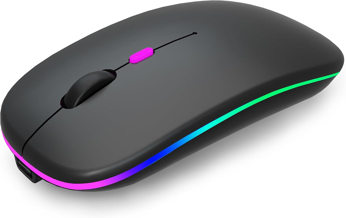 HP W10 Wireless Rechargeable Mouse, RGB Silent Click
