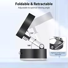 Magnetic Suction Phone Holder for iPhone, Car Mirror Mount