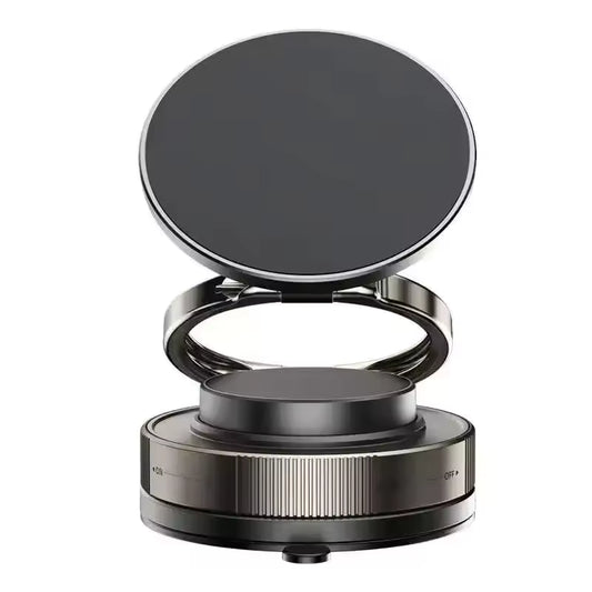 Folding Magnetic Phone Holder, Vacuum Suction, 360°