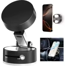 Magnetic Suction Phone Holder for iPhone, Car Mirror Mount