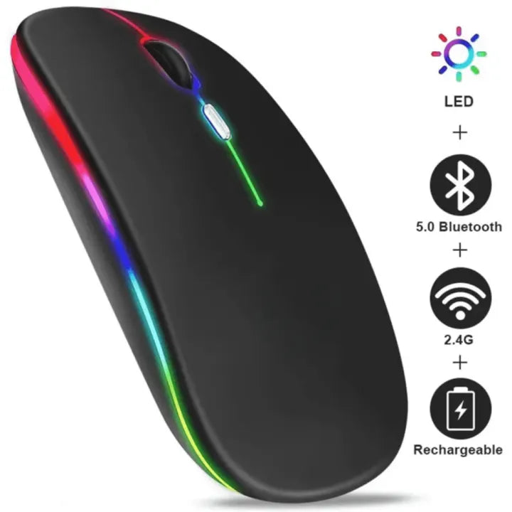 ZONIX Neon RGB Dual Mode Wireless Rechargeable Mouse