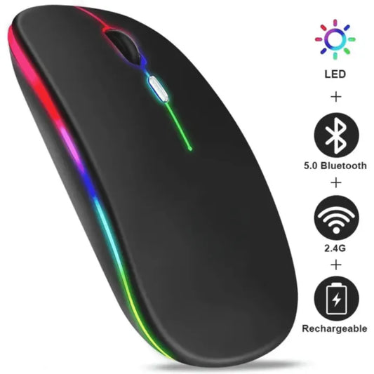 ZONIX Neon RGB Dual Mode Wireless Rechargeable Mouse